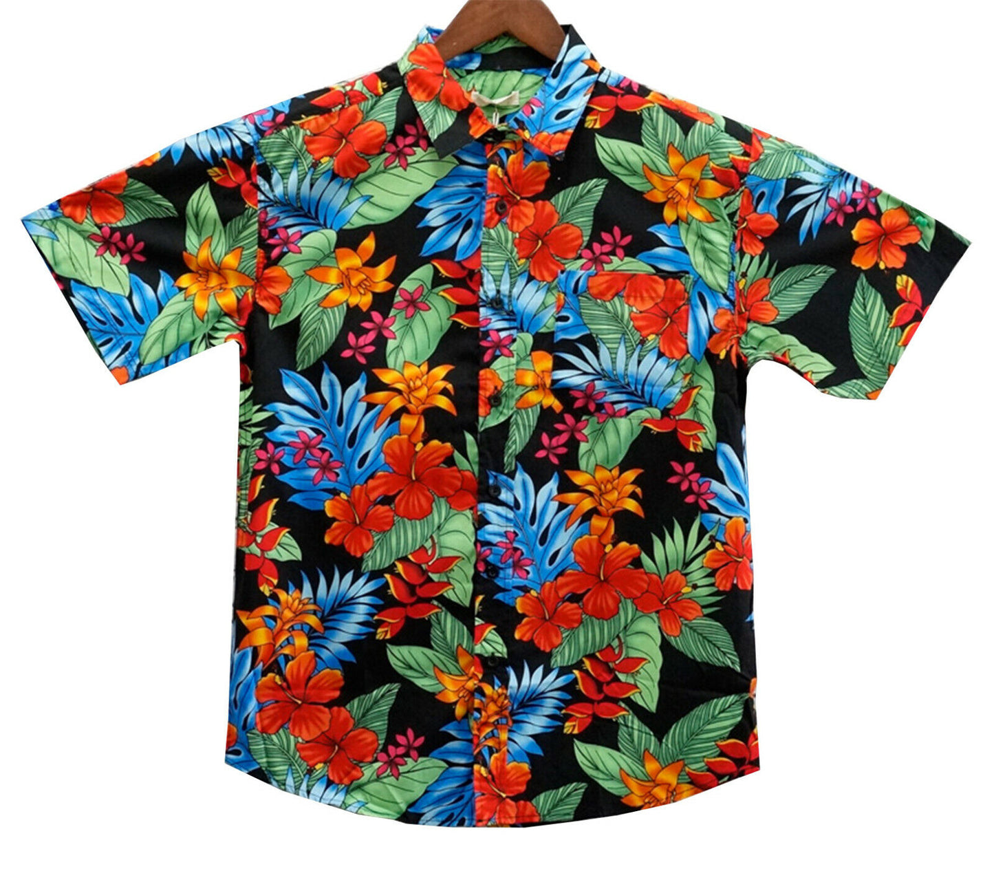 Men's Hawaiian Shirt short sleeve Beach Surf Tropical Beach Summer Party