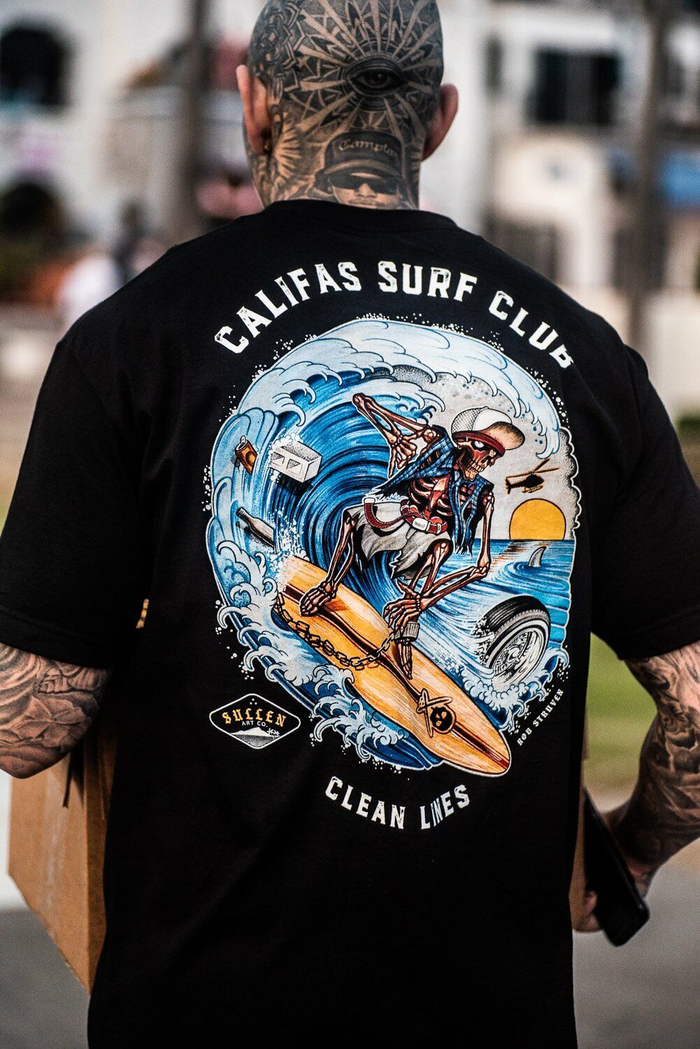 Sullen Clothing Mens tee CALIFAS STANDARD Art Collective tattoo