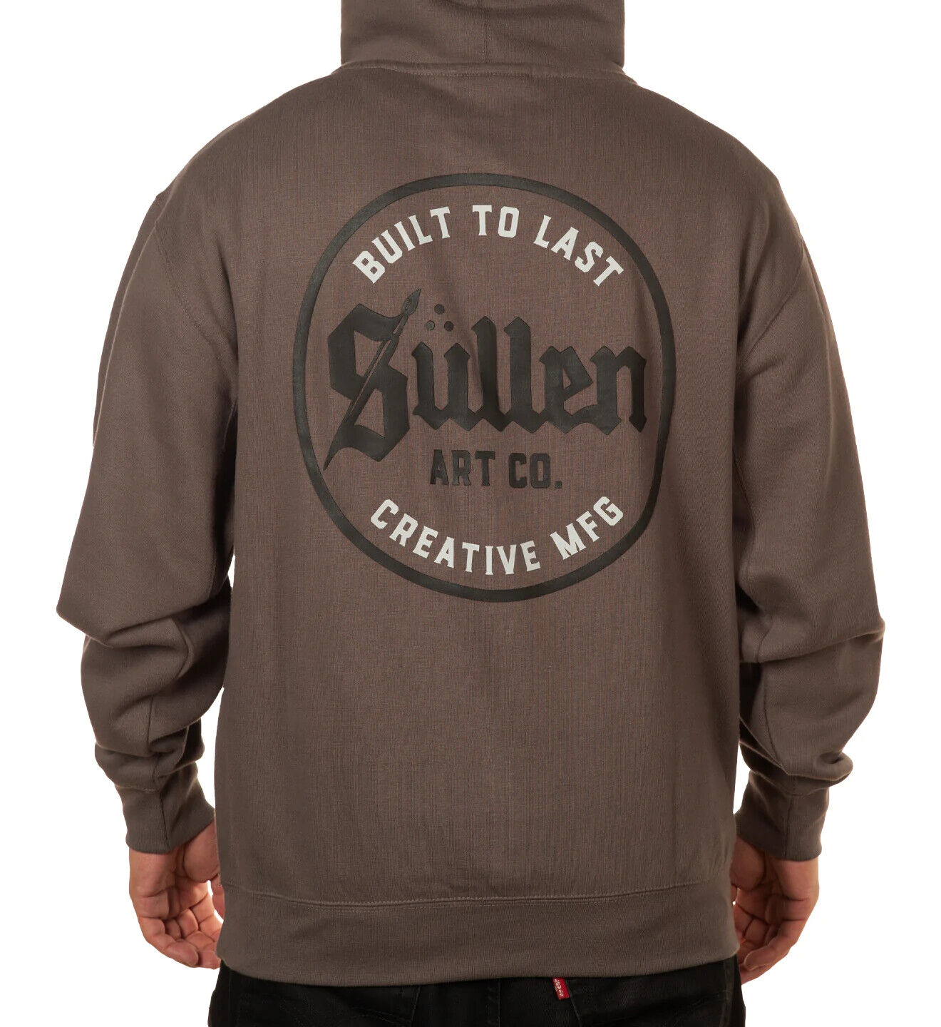 Sullen Clothing "MFG SOLID PULLOVER GREY" Art Collective tattoo