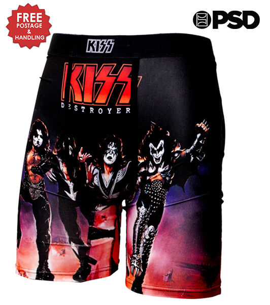 PSD Underwear design "Kiss Crew"  boxer brief S M L XL XXL