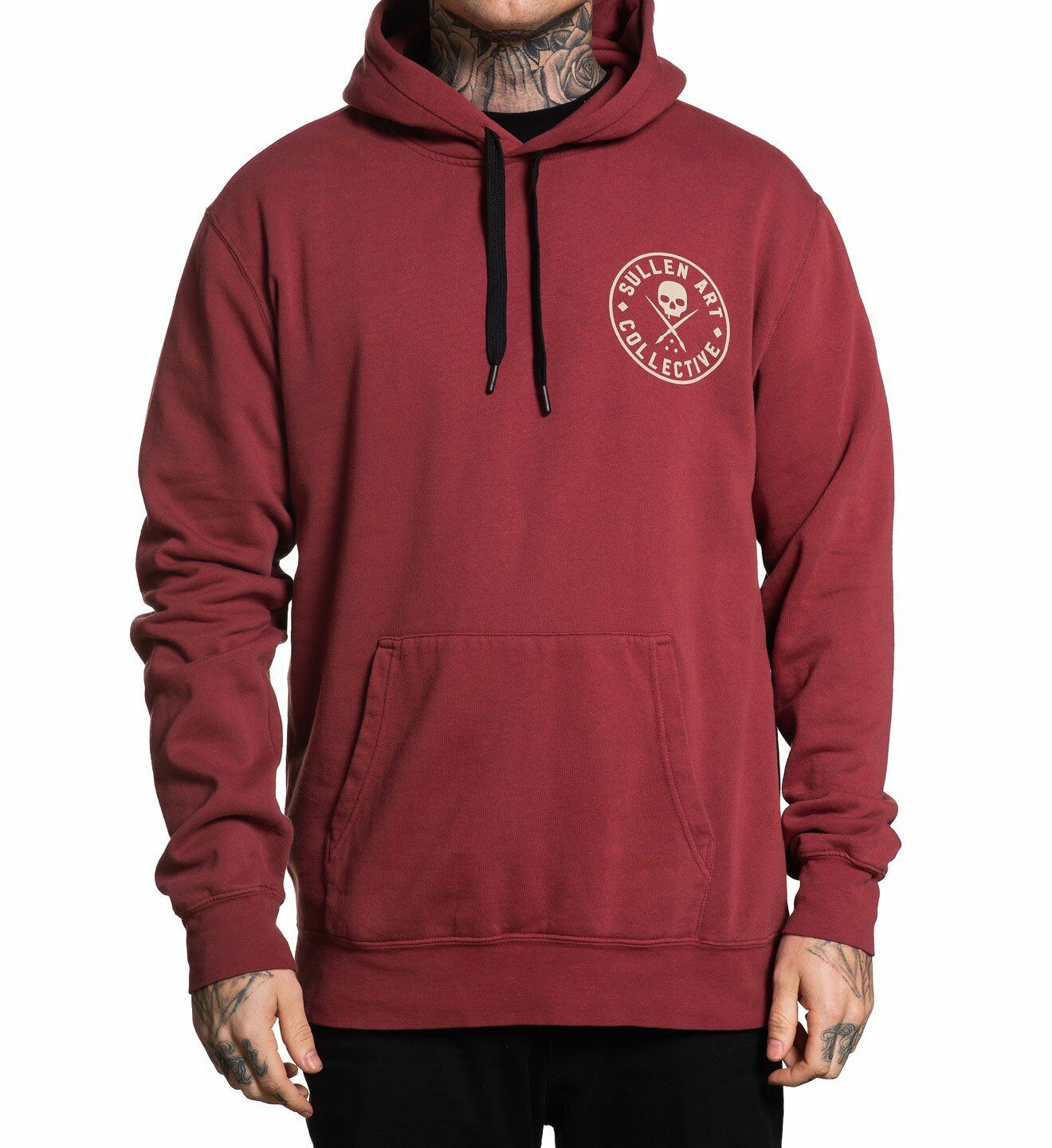 Sullen Clothing Mens EVER PULLOVER HOODY Tattoo Art