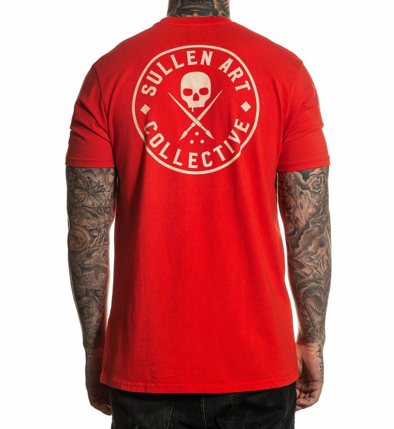 Sullen Clothing EVER RED PREMIUM Mens tee Art Collective tattoo