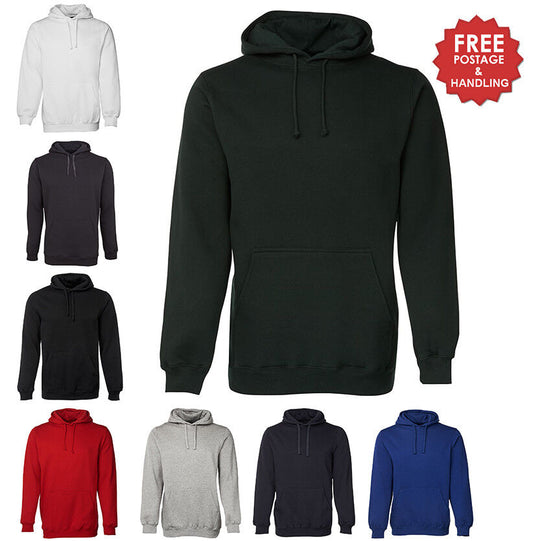 Fleece Hoody adults black navy royal bottle red S M L XL 2XL 3XL 4XL 5XL