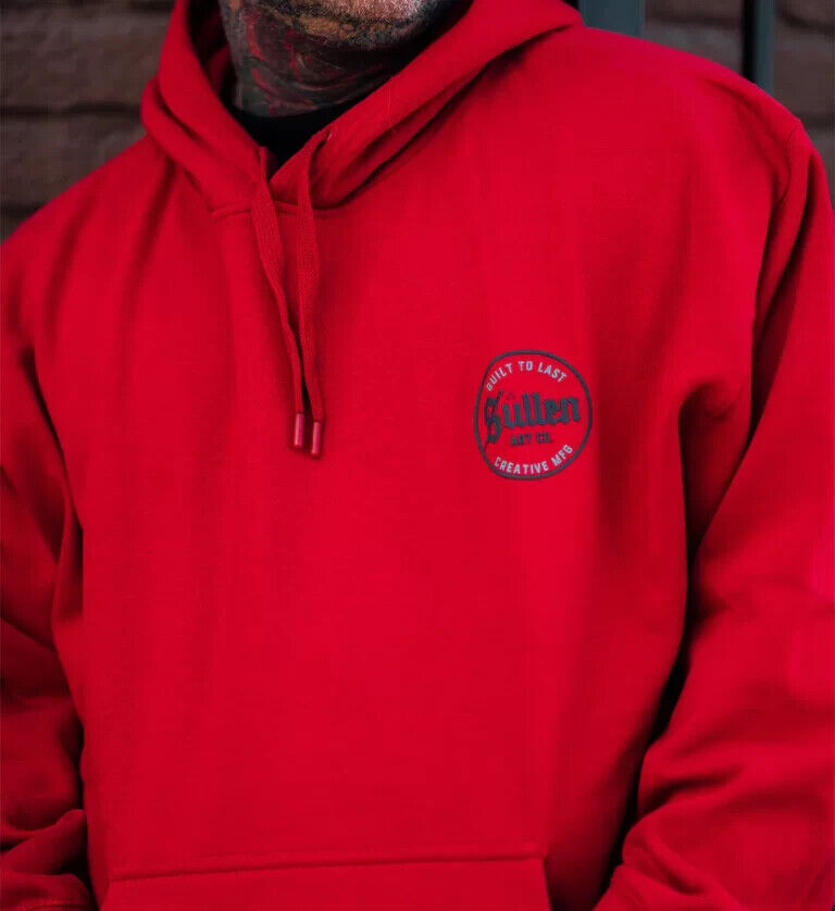 Sullen Clothing "MFG SOLID PULLOVER CHILI PEPPER" Art Collective tattoo Red