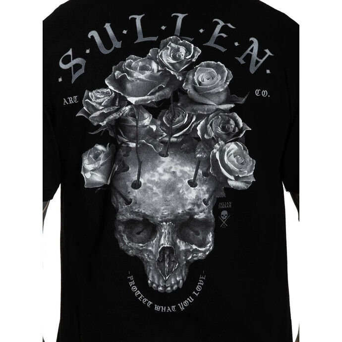 Sullen Clothing "Farrar Rose" Mens tee Art Collective tattoo Black