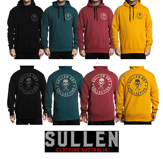 Sullen Clothing Mens EVER PULLOVER HOODY Tattoo Art