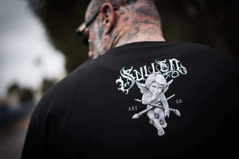 Sullen Clothing "MOUSE LOPEZ" Mens tee Art Collective tattoo Black