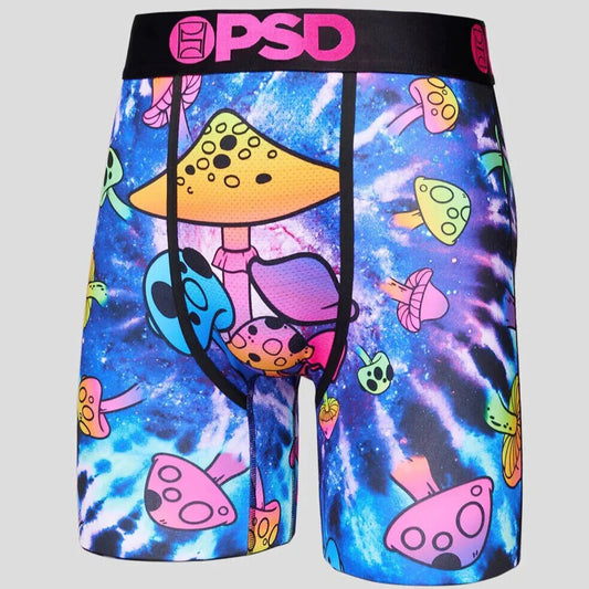 PSD Underwear design "SPACE SHROOMS" boxer briefs sizes S M L XL XXL