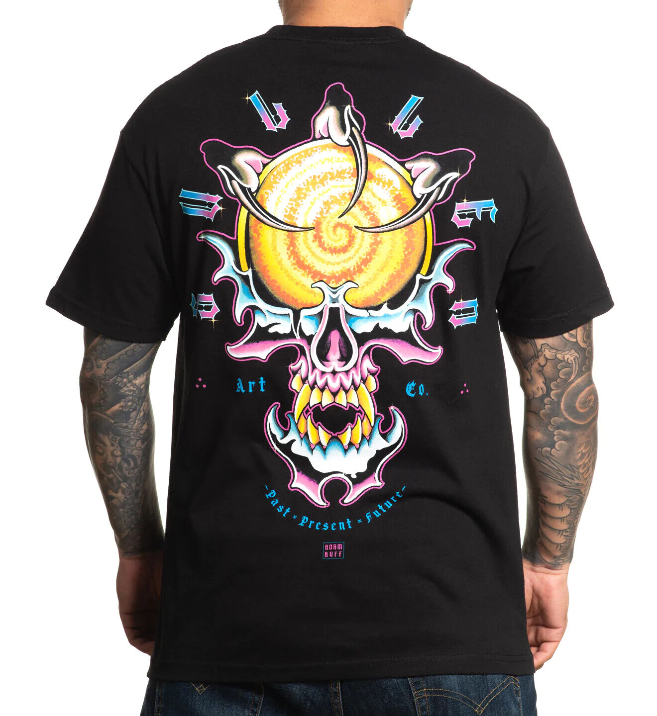 Sullen Clothing "Crystal Ball" Mens tee Art Collective tattoo black