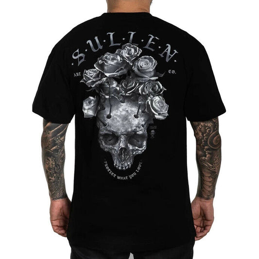 Sullen Clothing "Farrar Rose" Mens tee Art Collective tattoo Black