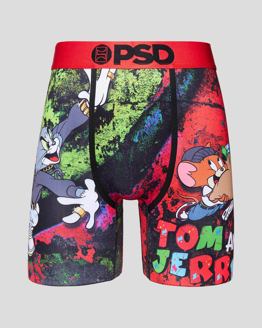PSD Underwear design "TOM & JERRY – STREET ART" boxer briefs sizes S M L XL XXL
