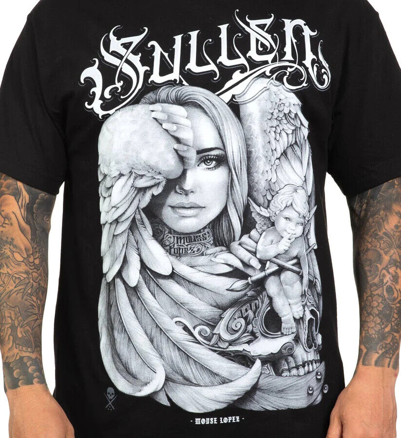 Sullen Clothing "MOUSE LOPEZ" Mens tee Art Collective tattoo Black