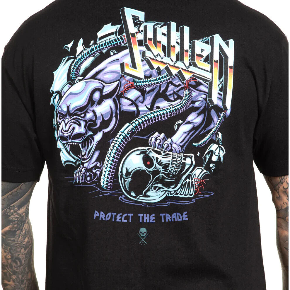 Sullen Clothing "CHROMED STANDARD" Mens tee Art Collective tattoo Black