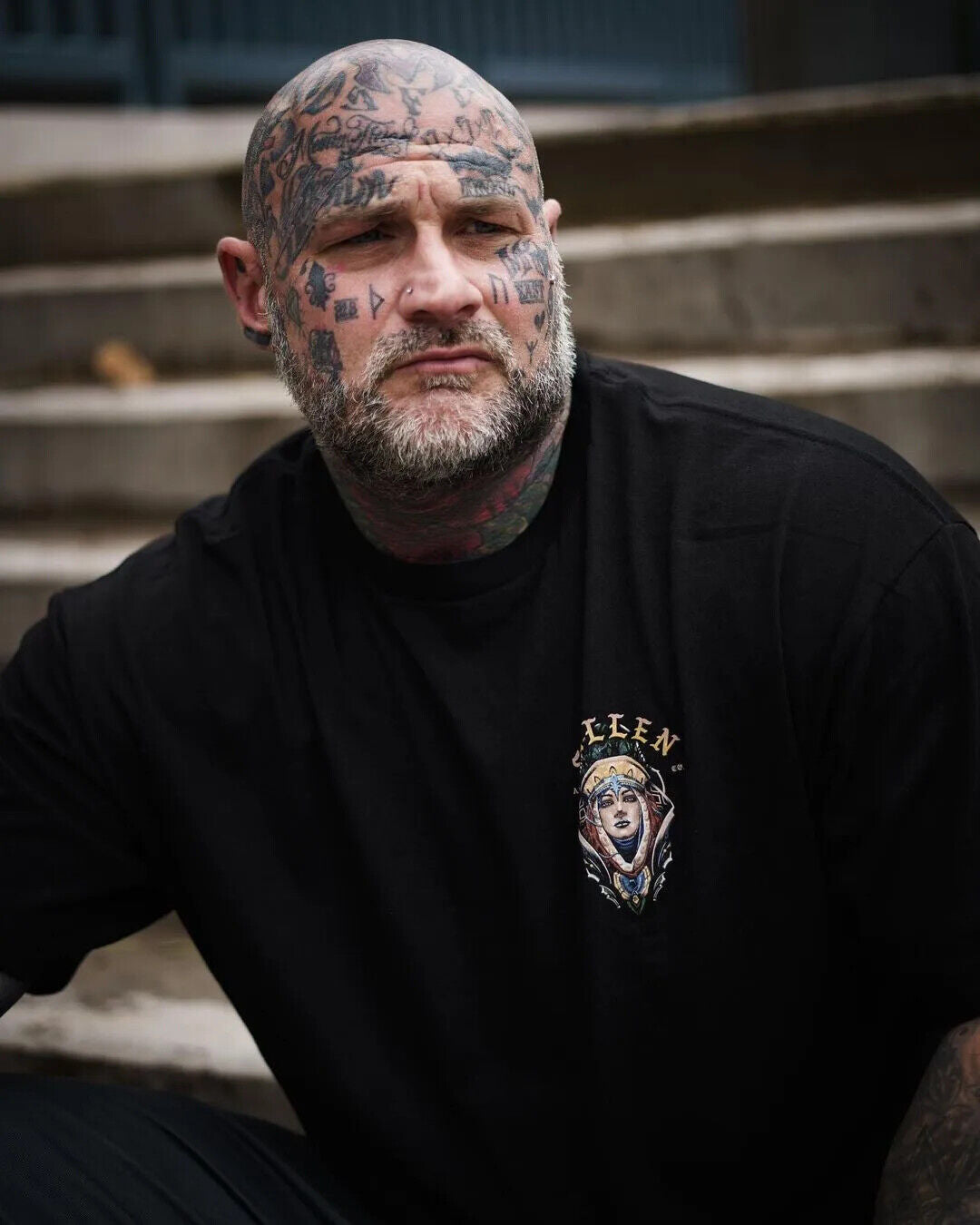 Sullen Clothing "NIGHTFALL STANDARD" Mens tee Art Collective tattoo black