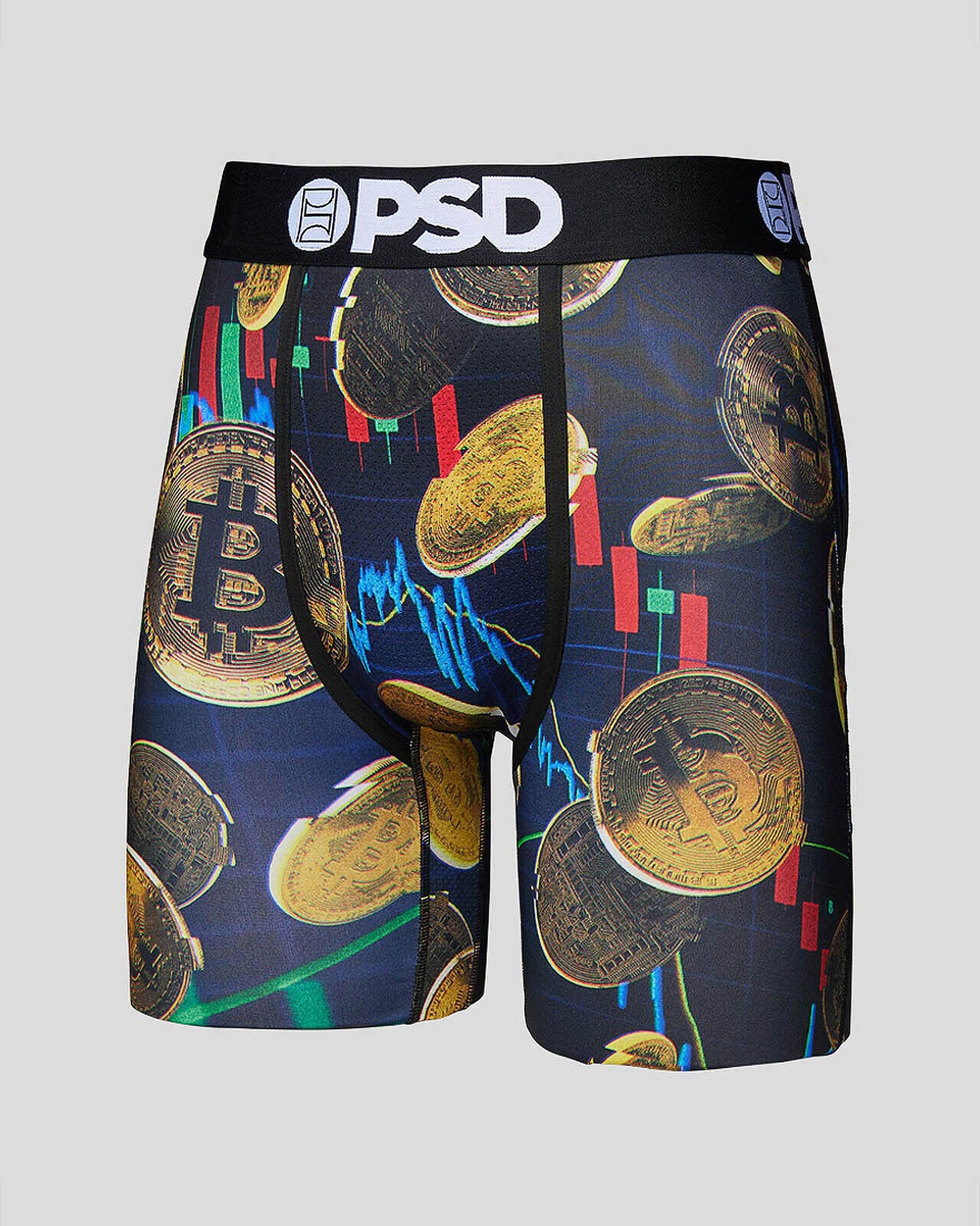 PSD Underwear design "CRYPTO MOVES" boxer briefs sizes S M L XL XXL