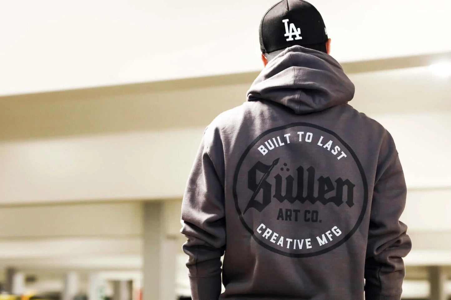 Sullen Clothing "MFG SOLID PULLOVER GREY" Art Collective tattoo