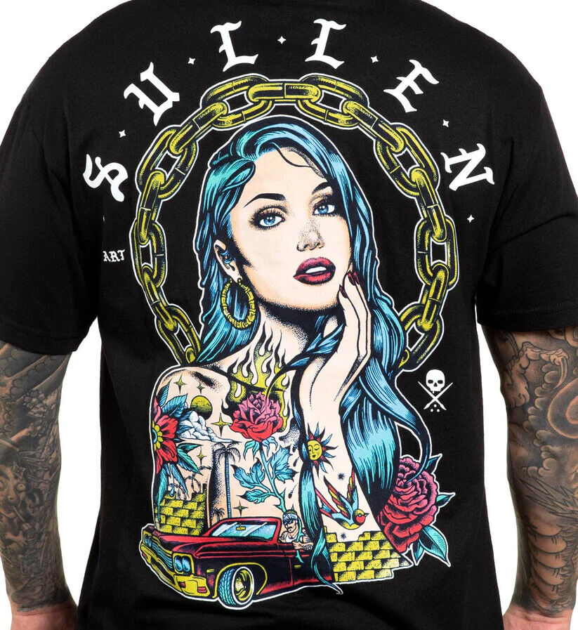 Sullen Clothing "TO DIE FOR" Mens tee Art Collective tattoo Black
