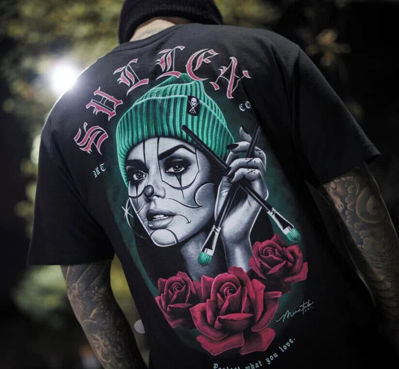 Sullen Clothing "MINT CHOCOLATE" Mens tee Art Collective tattoo Black