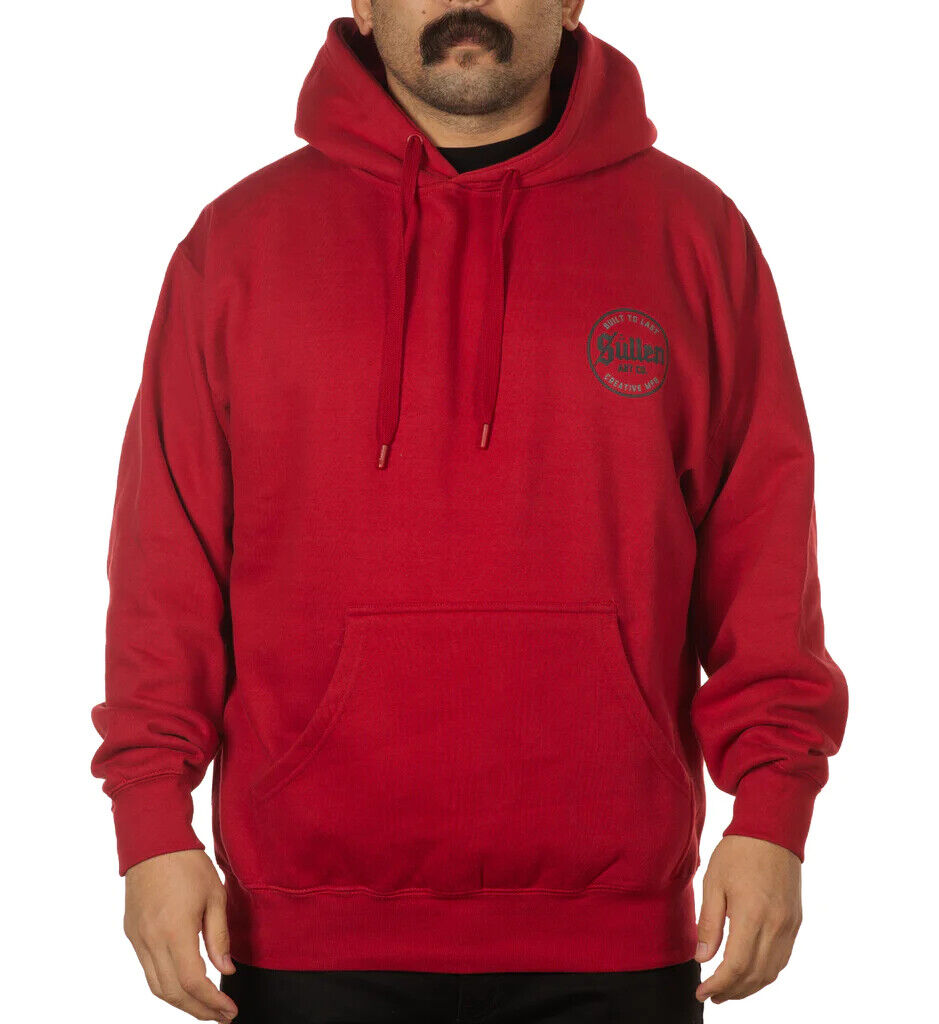 Sullen Clothing "MFG SOLID PULLOVER CHILI PEPPER" Art Collective tattoo Red