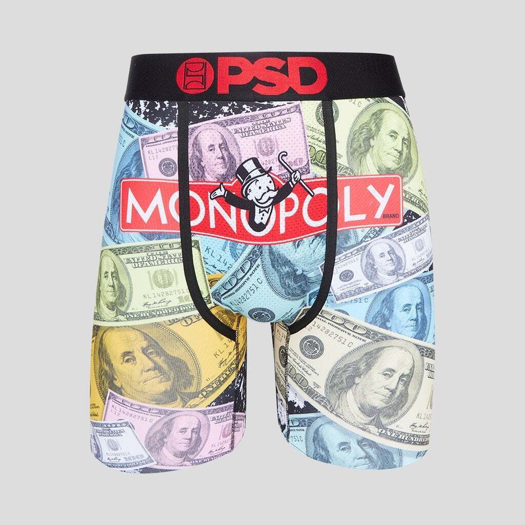 PSD Underwear BOARD GAME boxer briefs MONOPOLY SCRRABBLE TWISTER OPERATION