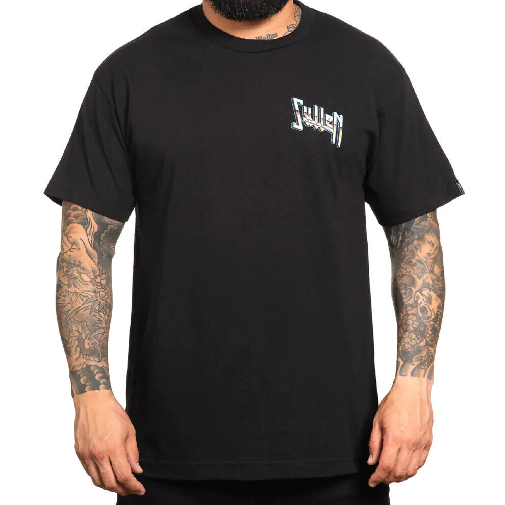 Sullen Clothing "CHROMED STANDARD" Mens tee Art Collective tattoo Black