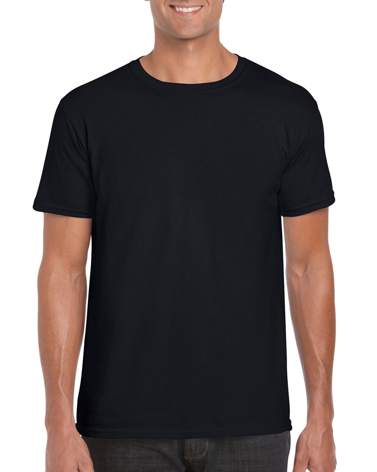 Mens 3 Pack Crew Neck T-shirts Black White Grey Navy S M L XL 2XL 3XL Tees Cheap