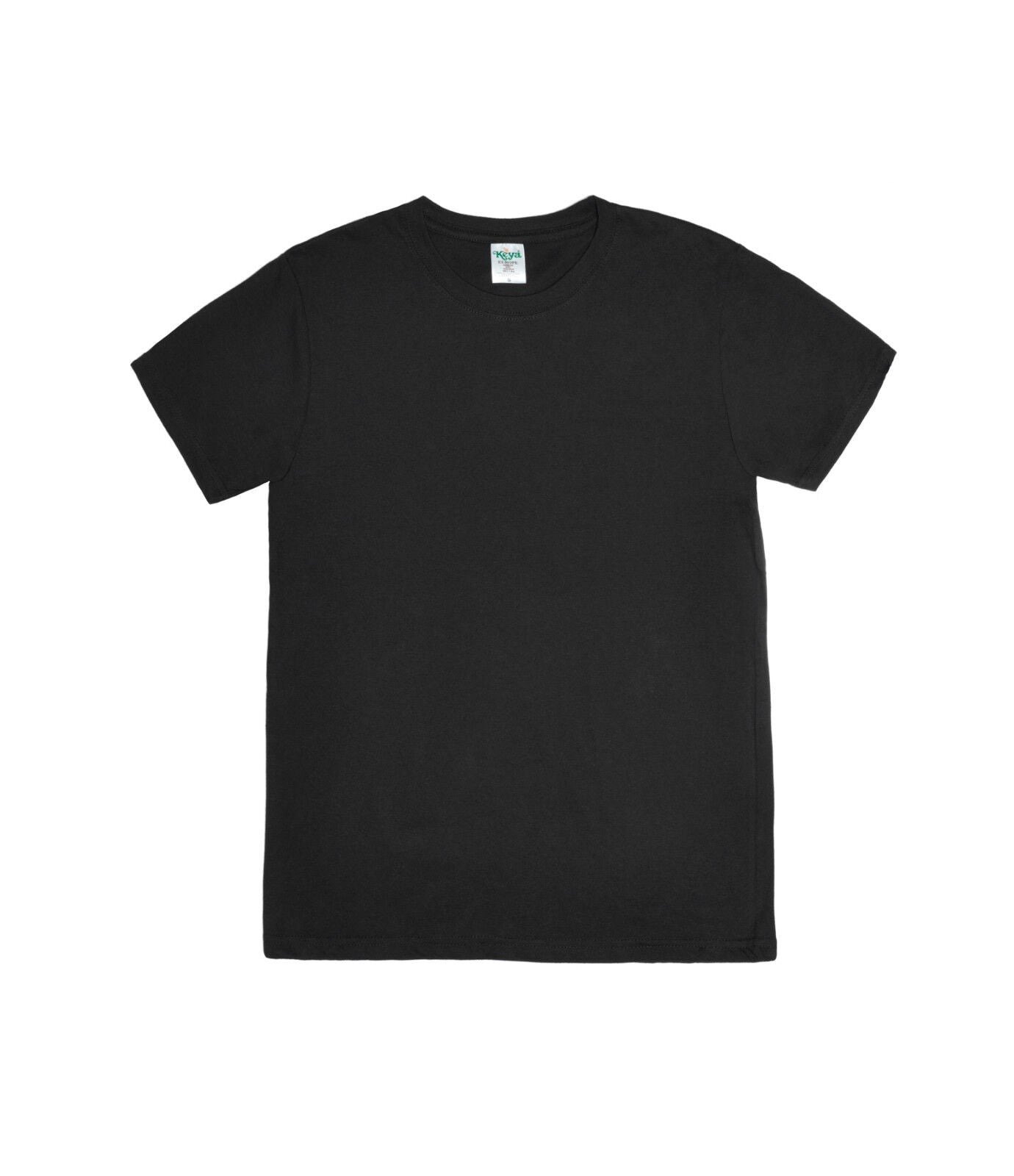 Mens t-shirt cheap cotton crew neck XS S M L XL 2XL 3XL black white grey