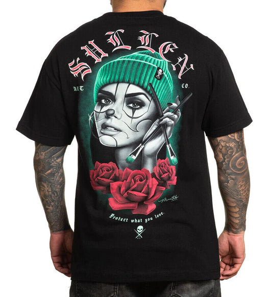 Sullen Clothing "MINT CHOCOLATE" Mens tee Art Collective tattoo Black