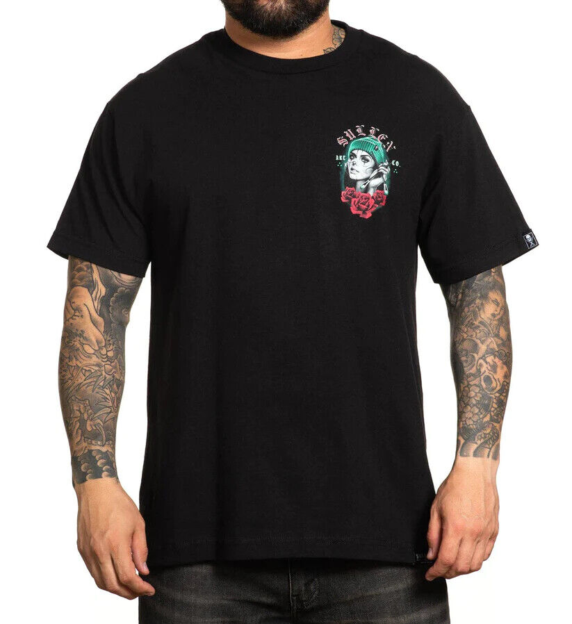 Sullen Clothing "MINT CHOCOLATE" Mens tee Art Collective tattoo Black
