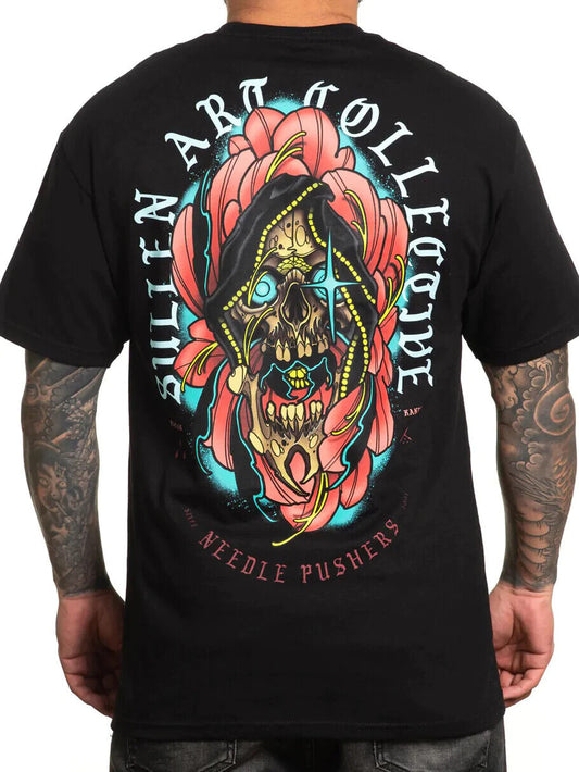 Sullen Clothing "Harlan Reaper" Mens tee Art Collective tattoo black