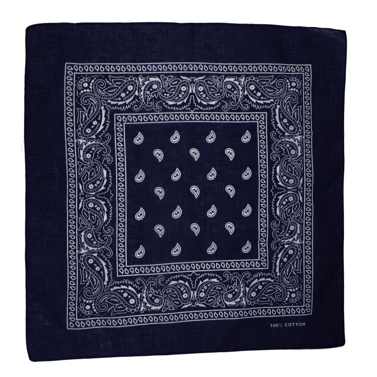2 Pack Paisley Bandanas Head Wrap Scarf Wrist New Black White Red Navy Cheap