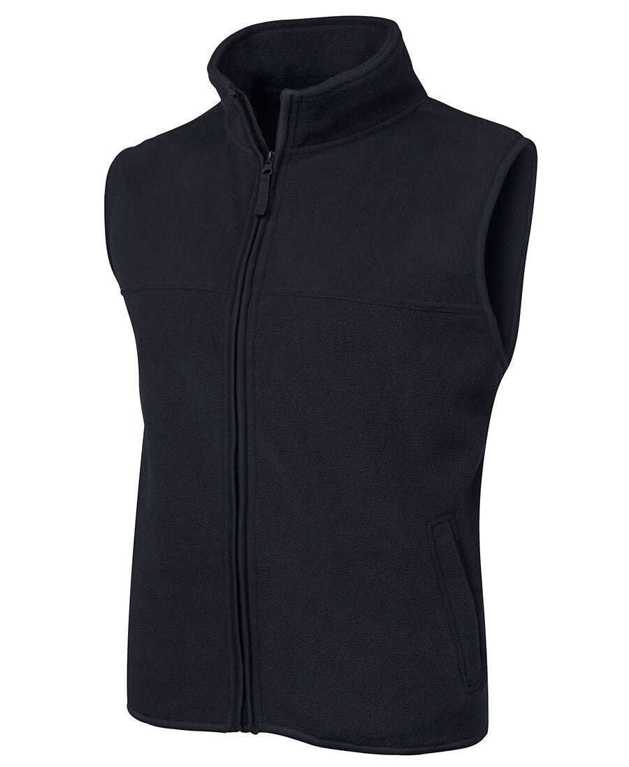 Polar Fleece Vest adults black navy royal bottle red S M L XL 2XL 3XL 4XL 5XL