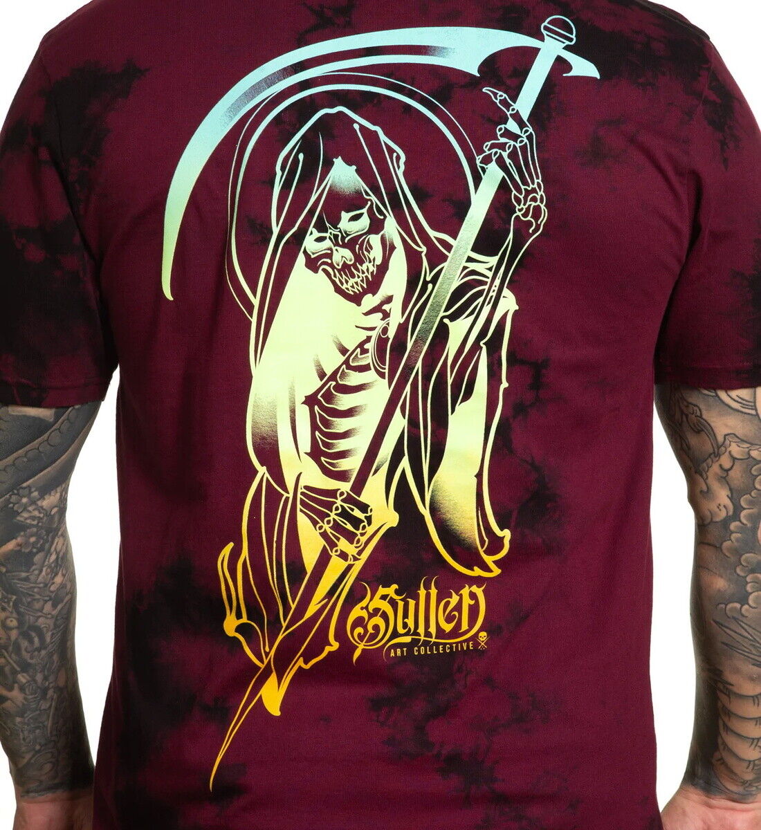 Sullen Clothing "PROMISES OXBLOOD/BLACK" Premium Mens tee Art Collective tattoo