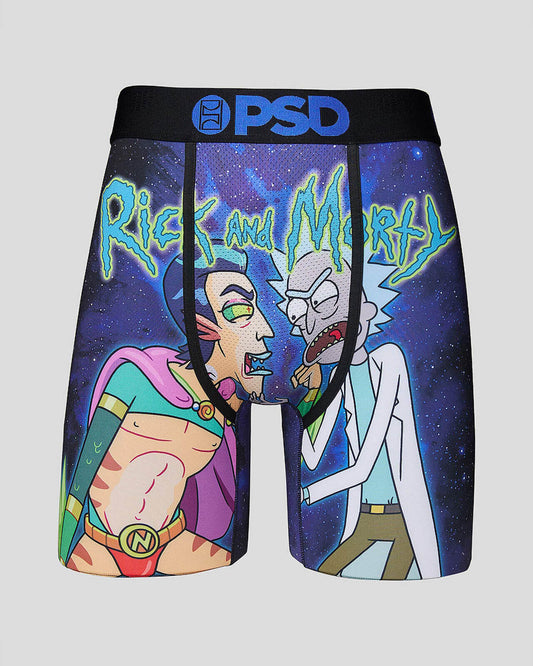 PSD Underwear design "RICK AND MORTY – RICK VS MR. NIMBUS" boxer briefs