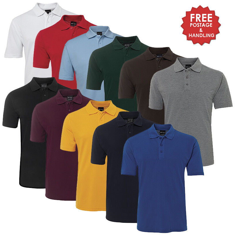 Polo top adults mens short sleeve S M L XL 2XL 3XL 4XL 5XL