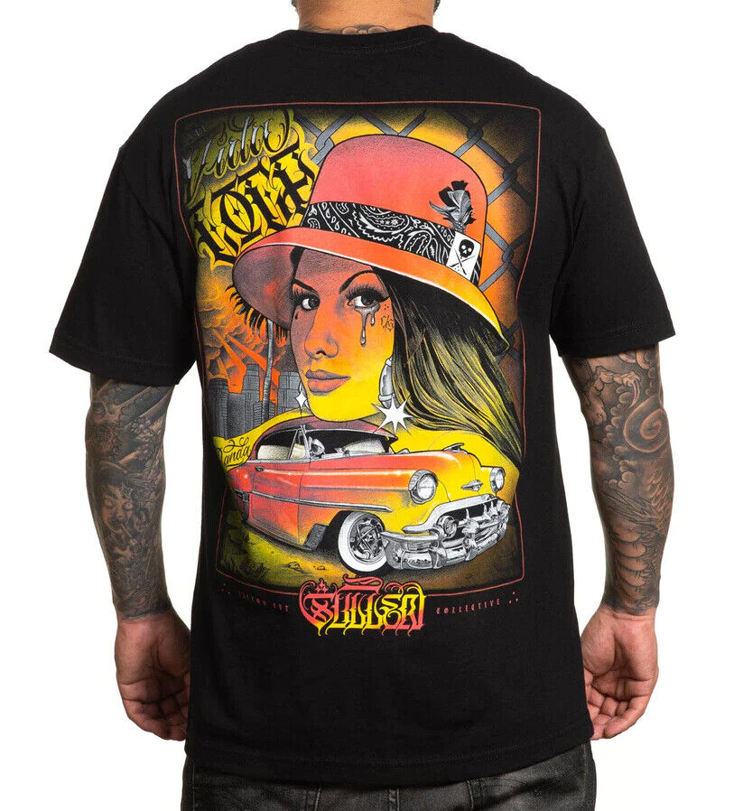 Sullen Clothing "MI VIDA LOCA" Mens tee Art Collective tattoo Black