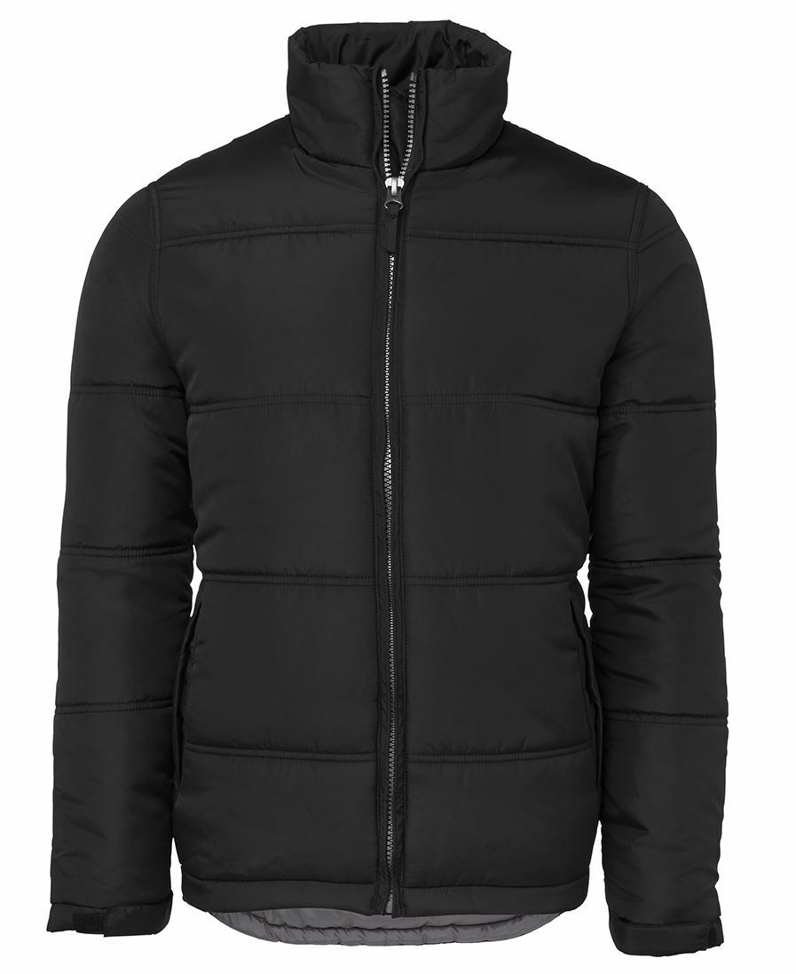 Puffer Jacket Zip up adults black navy quilted size 12-5XL black navy mens women