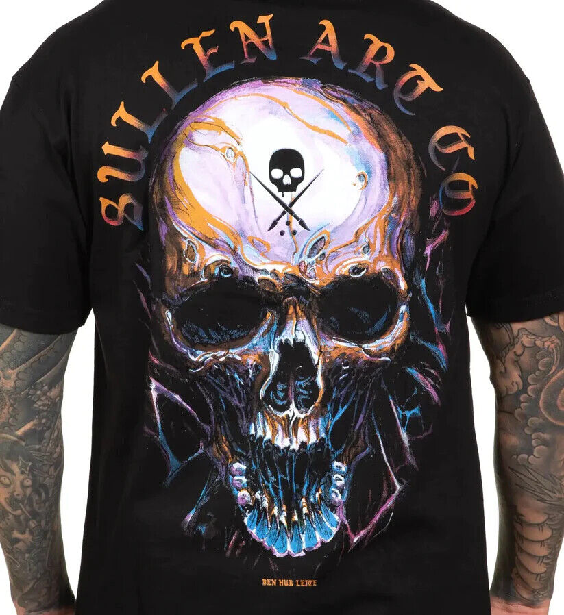 Sullen Clothing "BEN HUR BLACK STANDARD" Mens tee Art Collective tattoo