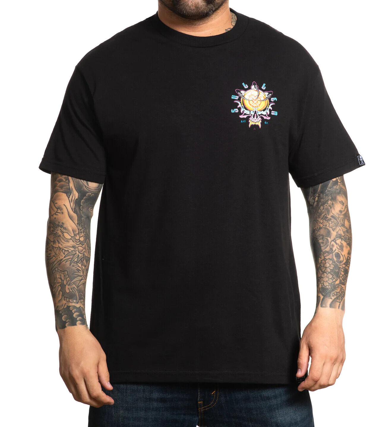 Sullen Clothing "Crystal Ball" Mens tee Art Collective tattoo black