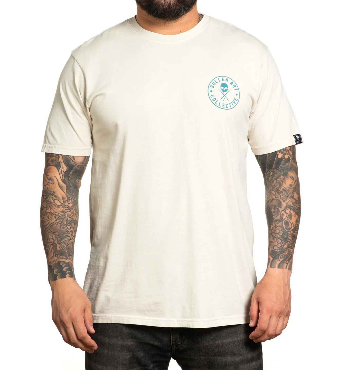 Sullen Clothing "VER ESSENSE PREMIUM" Mens tee Art Collective tattoo White