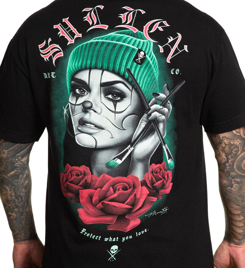 Sullen Clothing "MINT CHOCOLATE" Mens tee Art Collective tattoo Black