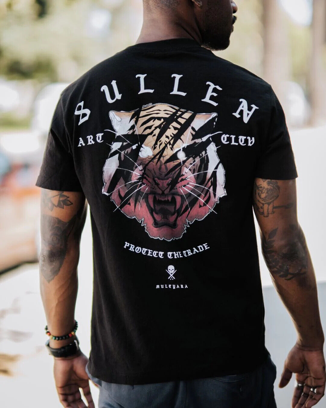 Sullen Clothing "PREDATOR " Mens tee Art Collective tattoo black