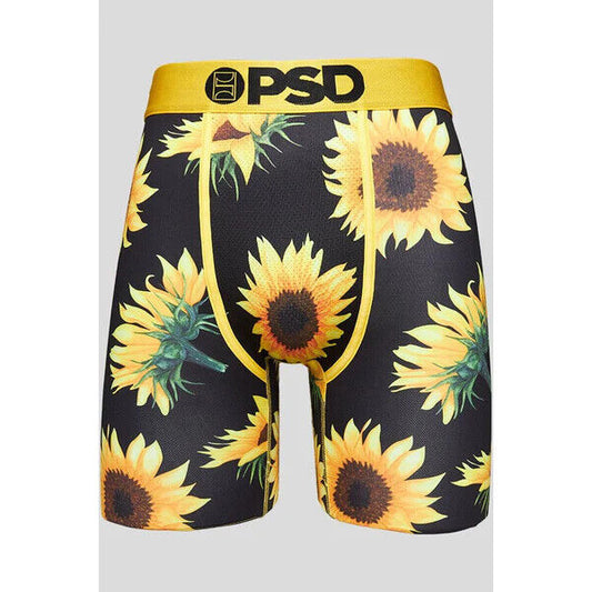 PSD Underwear design "Sunflower Bliss" boxer briefs sizes S M L XL XXL