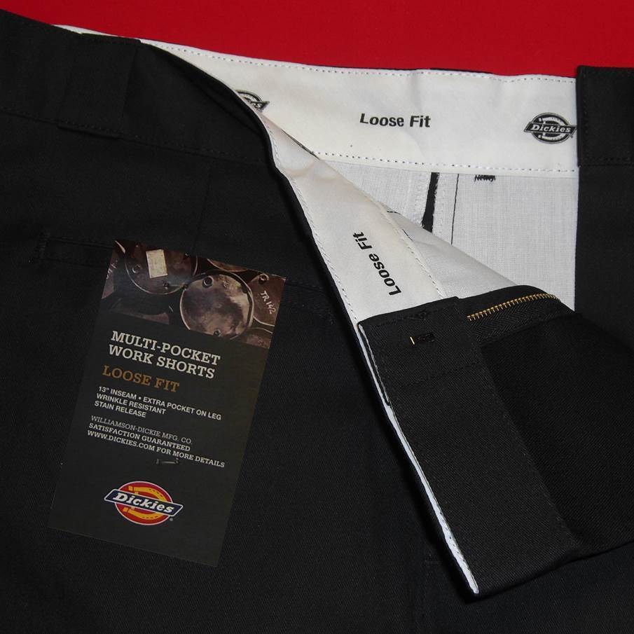 DICKIES 13 Inch Multi Pocket Short black navy charcoal khaki silver sizes 28-46
