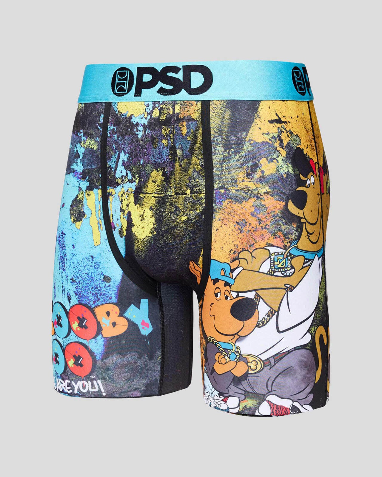 PSD Underwear design "SCOOBY DOO – STREET ART" boxer briefs sizes S M L XL XXL