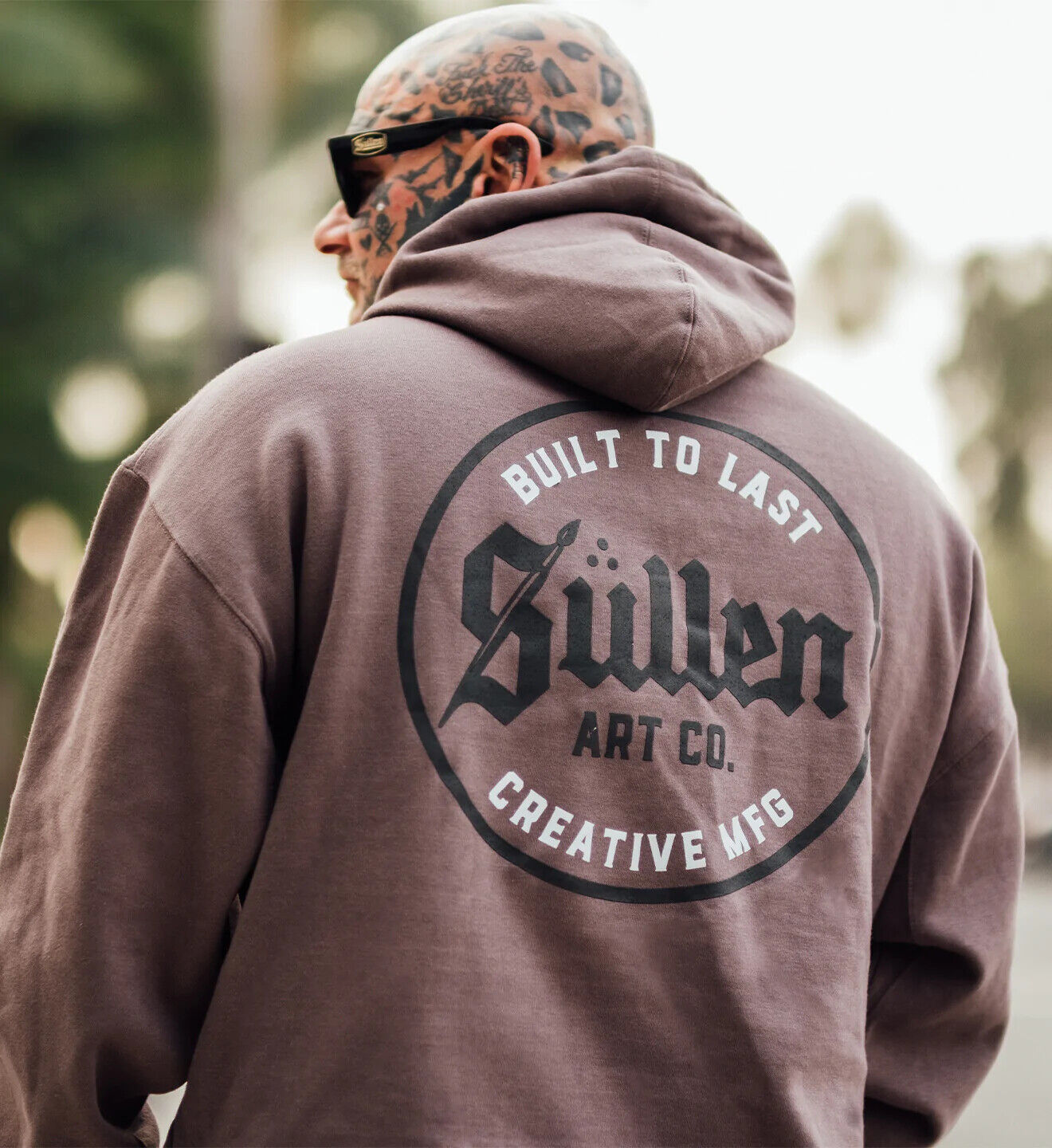 Sullen Clothing "MFG SOLID PULLOVER GREY" Art Collective tattoo