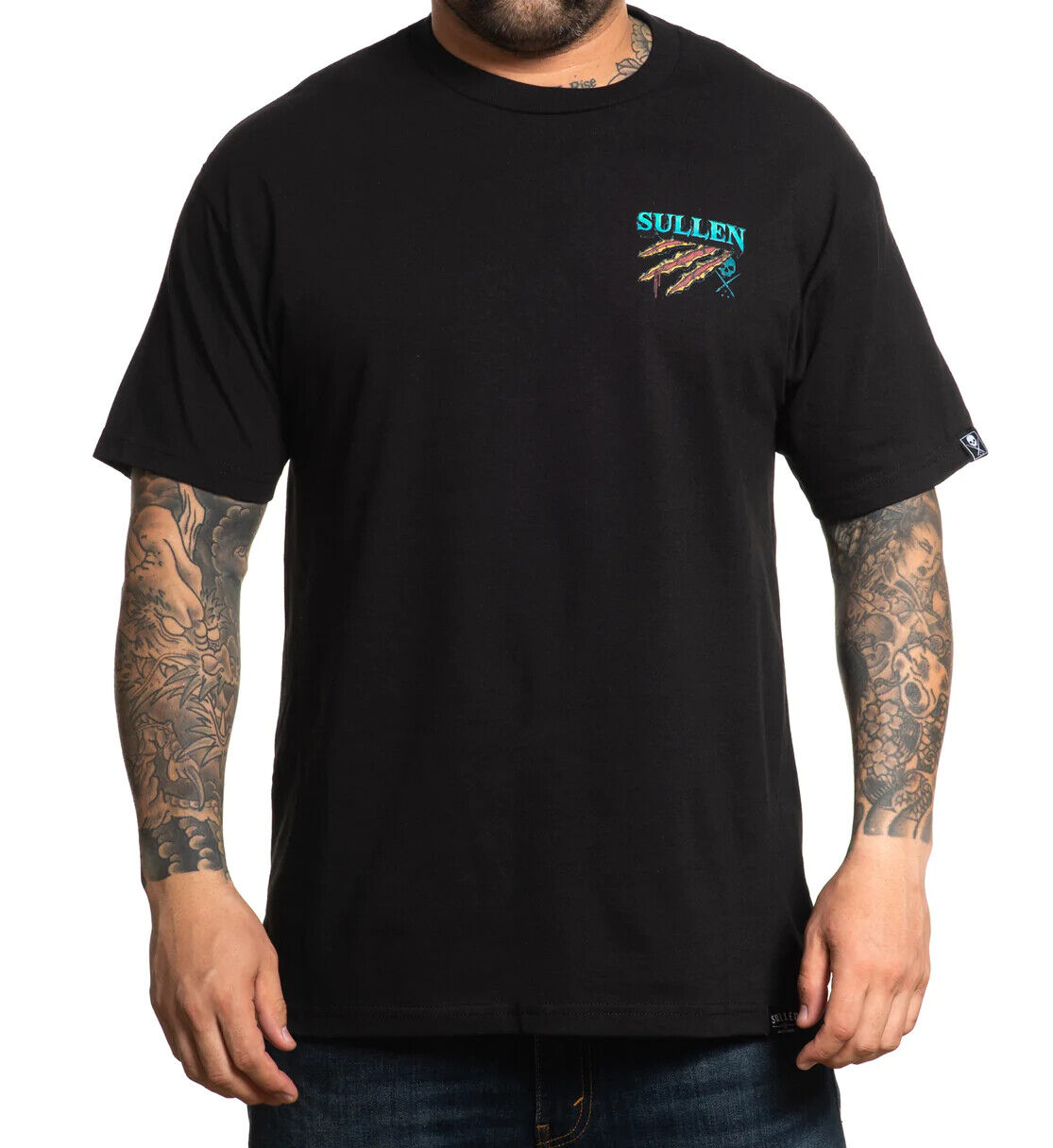 Sullen Clothing "DRAGON RIP" Mens tee Art Collective tattoo