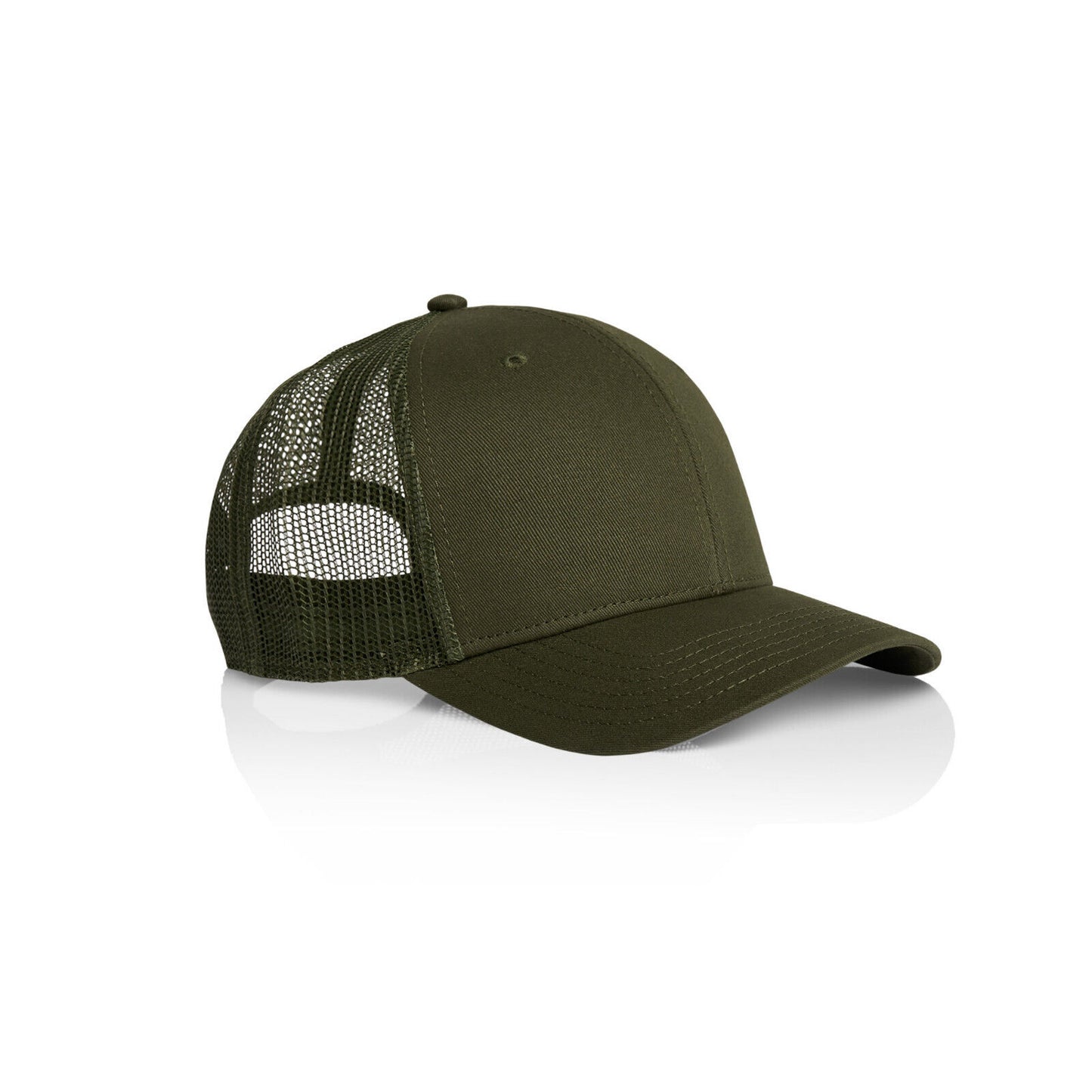 Trucker Cap Curved Peak Mesh Back Plastic Snapback black navy army petrol