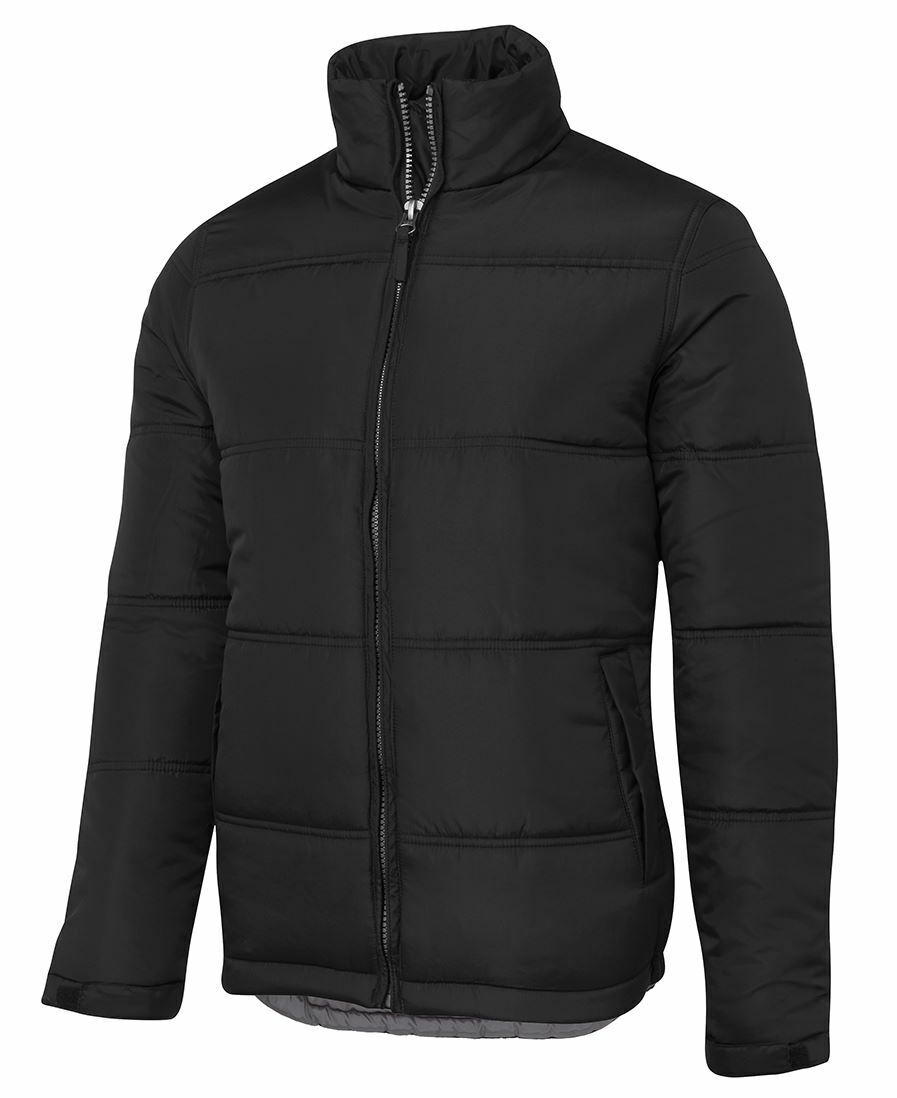 Puffer Jacket Zip up adults black navy quilted size 12-5XL black navy mens women